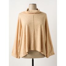 SEMIOLOGY - Pull col roulé beige en viscose - Femme - Taille TU - Modz