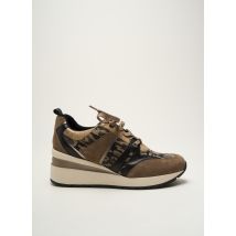 GEOX - Baskets marron en cuir - Femme - Taille 39 - Modz