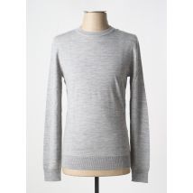 CARNET DE VOL - Pull gris en laine - Homme - Taille S - Modz