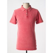 CARNET DE VOL - Polo rouge en coton - Homme - Taille S - Modz