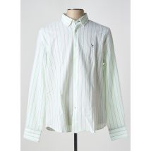 CARNET DE VOL - Chemise manches longues vert en coton - Homme - Taille XL - Modz