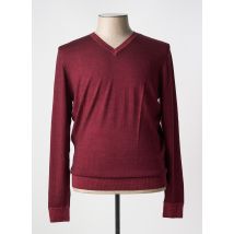 CARNET DE VOL - Pull rouge en merinos - Homme - Taille S - Modz