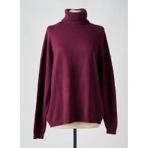 BSB - Pull col roulé violet en viscose - Femme - Taille 40 - Modz