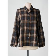 BSB - Chemisier marron en coton - Femme - Taille 34 - Modz