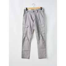 TIMEZONE - Pantalon cargo gris en coton - Homme - Taille TU - Modz