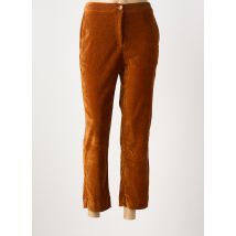SURKANA - Pantalon 7/8 marron en polyester - Femme - Taille 36 - Modz