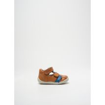 KICKERS - Sandales/Nu pieds marron en cuir - Garçon - Taille 24 - Modz