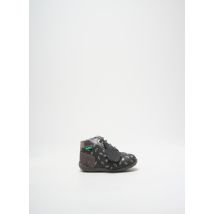 KICKERS - Bottillons gris en cuir - Fille - Taille 24 - Modz