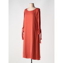 VAN-DOS - Robe longue marron en polyester - Femme - Taille 46 - Modz