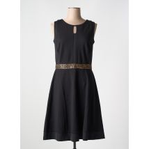 NIZA - Robe mi-longue noir en viscose - Femme - Taille 36 - Modz