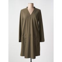 MC PLANET - Robe mi-longue vert en polyamide - Femme - Taille 40 - Modz