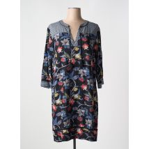 FRANSA - Robe mi-longue bleu en viscose - Femme - Taille 40 - Modz