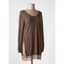 SALLY NEW YORK - Robe courte marron en viscose - Femme - Taille 38 - Modz