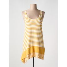 CREA CONCEPT - Tunique sans manche jaune en viscose - Femme - Taille 40 - Modz