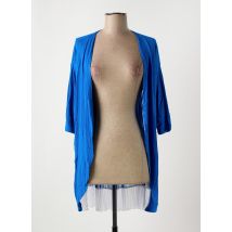 LOLITAS & LOLOS - Gilet manches courtes bleu en viscose - Femme - Taille 40 - Modz