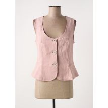 MYRINE ANTWERP - Gilet sans manche rose en coton - Femme - Taille 36 - Modz