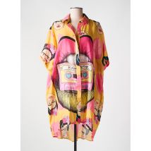 KITSCH - Chemisier jaune en coton - Femme - Taille 38 - Modz