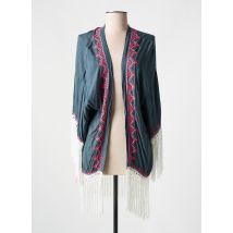 BALI SENSASI - Gilet manches courtes vert en viscose - Femme - Taille 38 - Modz