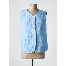 SYBELLA - Gilet sans manche bleu en coton - Femme - Taille TU - Modz