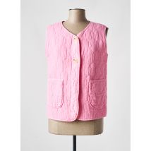 SYBELLA - Gilet sans manche rose en coton - Femme - Taille TU - Modz