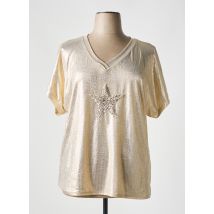 MADE IN ITALY - T-shirt or en viscose - Femme - Taille TU - Modz
