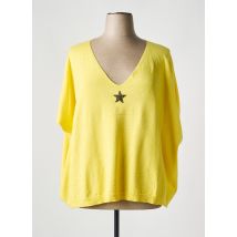 APRIL VINTAGE - Pull jaune en viscose - Femme - Taille TU - Modz