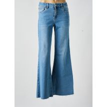 TOXIK3 - Jean coupe flare bleu en coton - Femme - Taille 36 - Modz