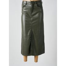 HELLO MISS - Jupe longue vert en polyurethane - Femme - Taille 36 - Modz