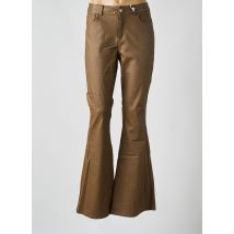 MONDAY PREMIUM - Pantalon flare marron en viscose - Femme - Taille 44 - Modz