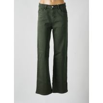 KAROSTAR - Jeans coupe droite vert en coton - Femme - Taille 40 - Modz