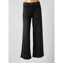 MONDAY - Jeans coupe large noir en coton - Femme - Taille 44 - Modz