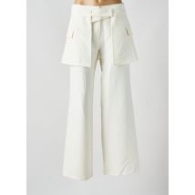 LES ACOLYTES - Pantalon large beige en polyester - Femme - Taille 38 - Modz