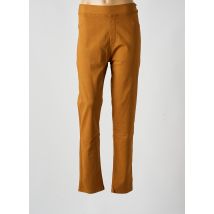 CHRISTY - Jegging jaune en coton - Femme - Taille 50 - Modz