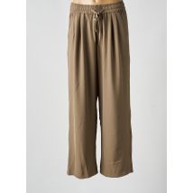 JCL - Pantalon large marron en polyester - Femme - Taille 36 - Modz