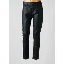 ESTEE BROWN - Pantalon slim noir en coton - Femme - Taille 46 - Modz