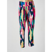 QUINZE HEURES TRENTE - Pantalon slim rose en polyester - Femme - Taille 42 - Modz