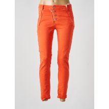 MELLY & CO - Jeans skinny orange en coton - Femme - Taille 38 - Modz