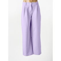 K - Pantalon large violet en polyester - Femme - Taille 38 - Modz