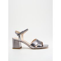 ROSEMETAL - Sandales/Nu pieds argent en cuir - Femme - Taille 37 - Modz