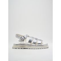 REGARD - Spartiates argent en cuir - Femme - Taille 40 - Modz