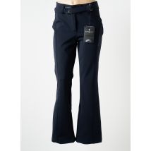 SUN VALLEY - Pantalon flare bleu en polyester - Femme - Taille 38 - Modz