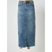 KAFFE - Jupe longue bleu en coton - Femme - Taille 42 - Modz
