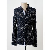SUN VALLEY - Chemise manches longues bleu en coton - Homme - Taille M - Modz