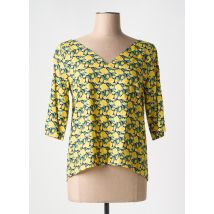 HIPPOCAMPE - Blouse jaune en coton - Femme - Taille 38 - Modz