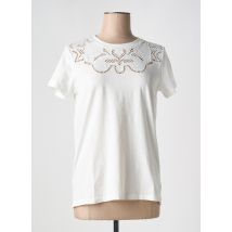 JUBYLEE - T-shirt blanc en coton - Femme - Taille 36 - Modz