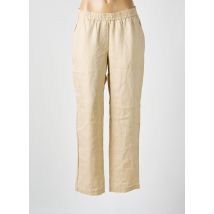 COPENHAGEN - Pantalon large beige en lin - Femme - Taille 46 - Modz
