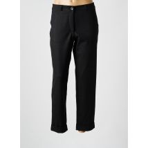 EAST DRIVE - Pantalon droit noir en polyester - Femme - Taille 44 - Modz