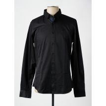 BENSON & CHERRY - Chemise manches longues noir en coton - Homme - Taille M - Modz