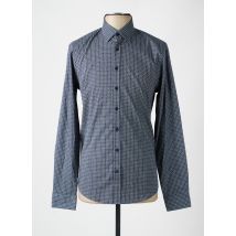 BENSON & CHERRY - Chemise manches longues bleu en coton - Homme - Taille S - Modz