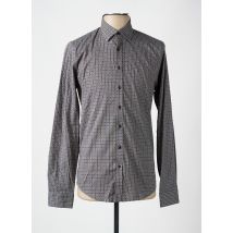 BENSON & CHERRY - Chemise manches longues marron en coton - Homme - Taille S - Modz